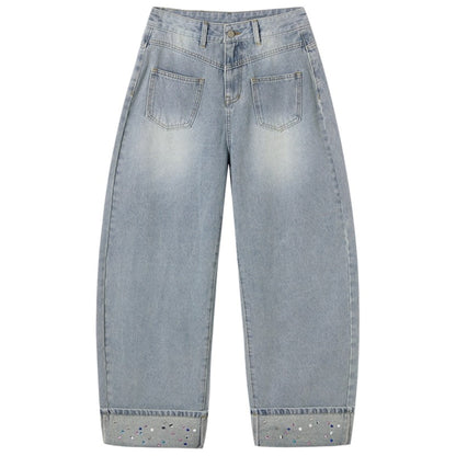 High-Waisted Wide-Leg Jeans