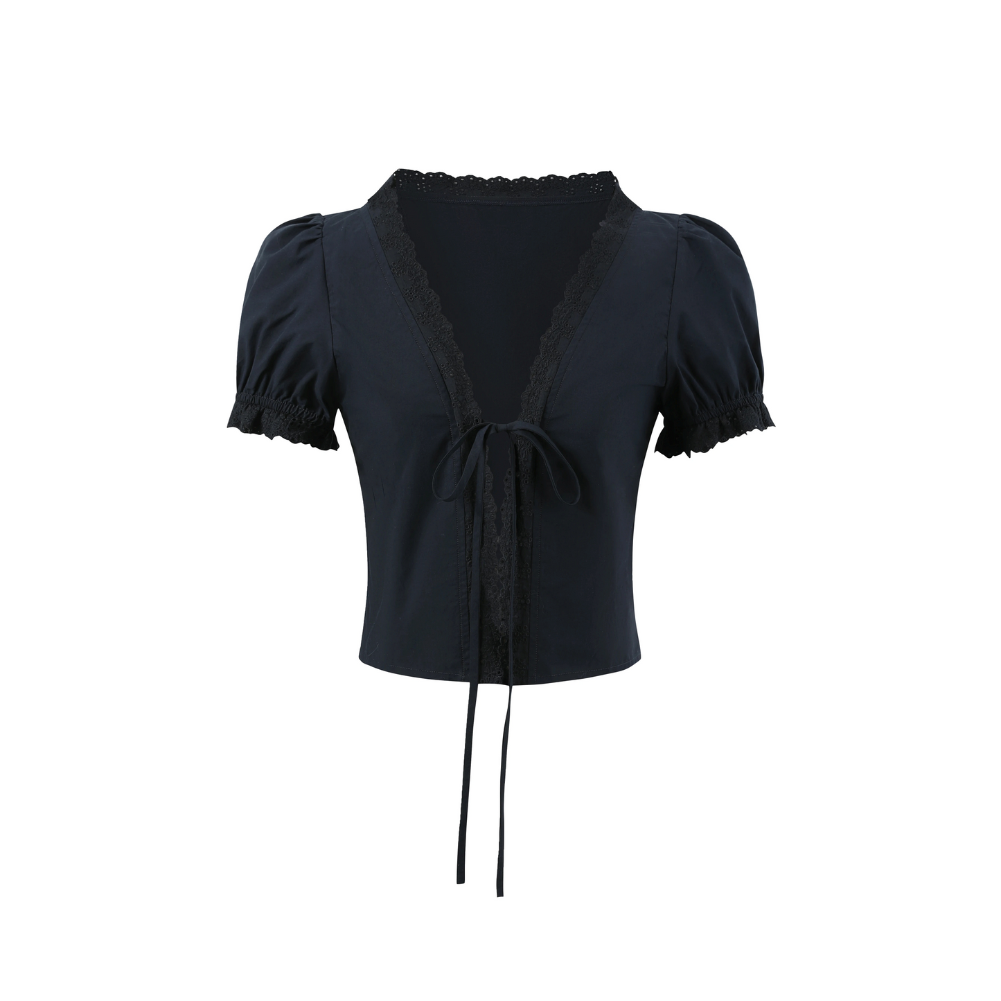 Floral Lace Suspender Cardigan Set-Up