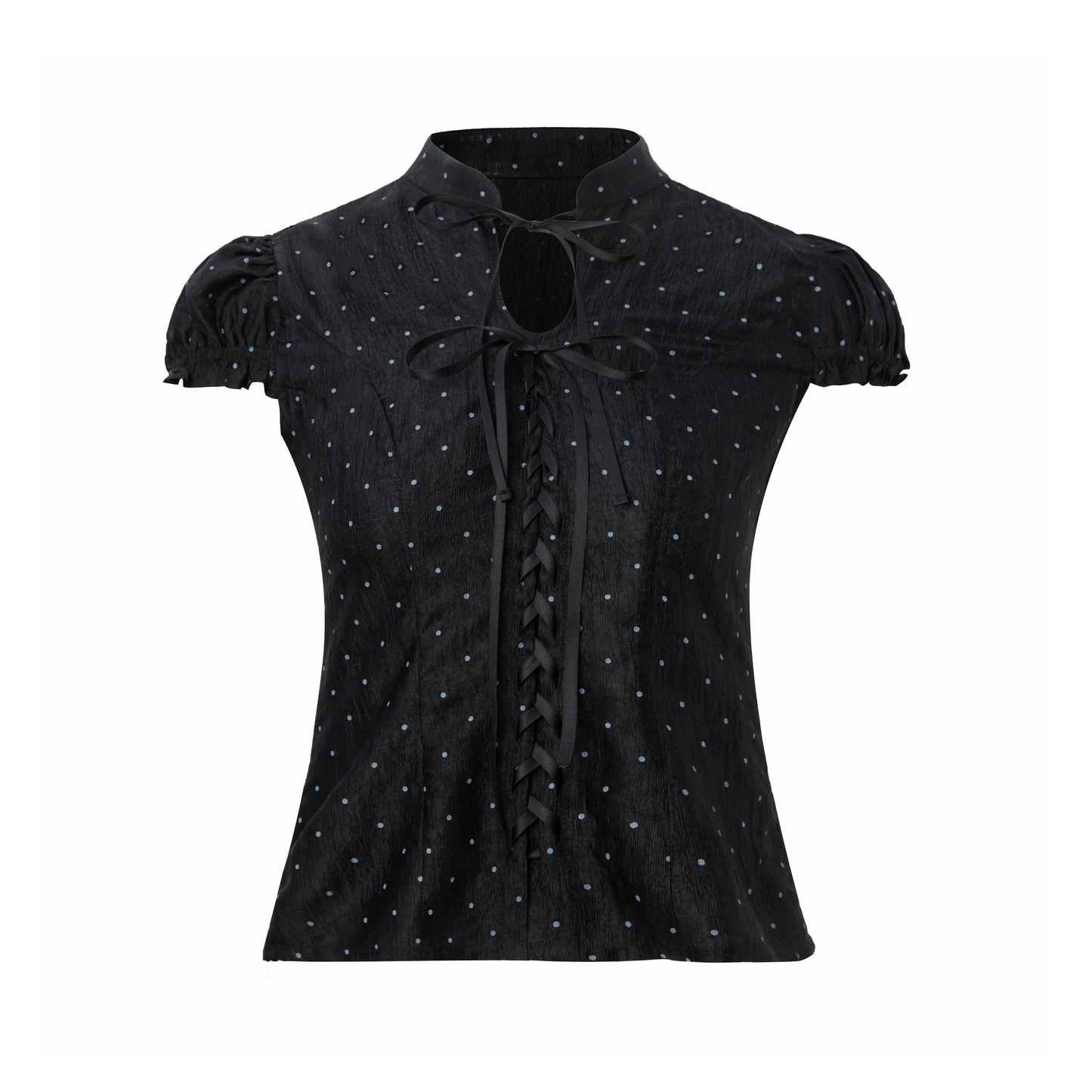 Polka Dot Short Sleeve Top Set-Up