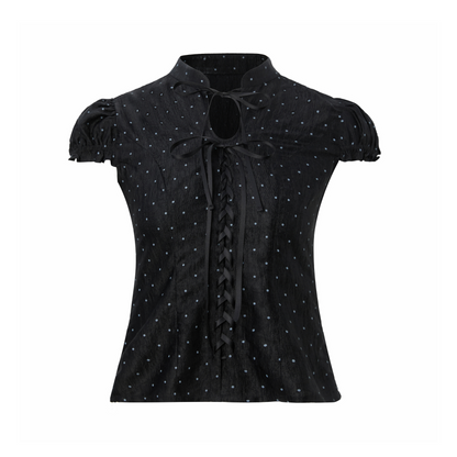 Polka Dot Short Sleeve Top Set-Up