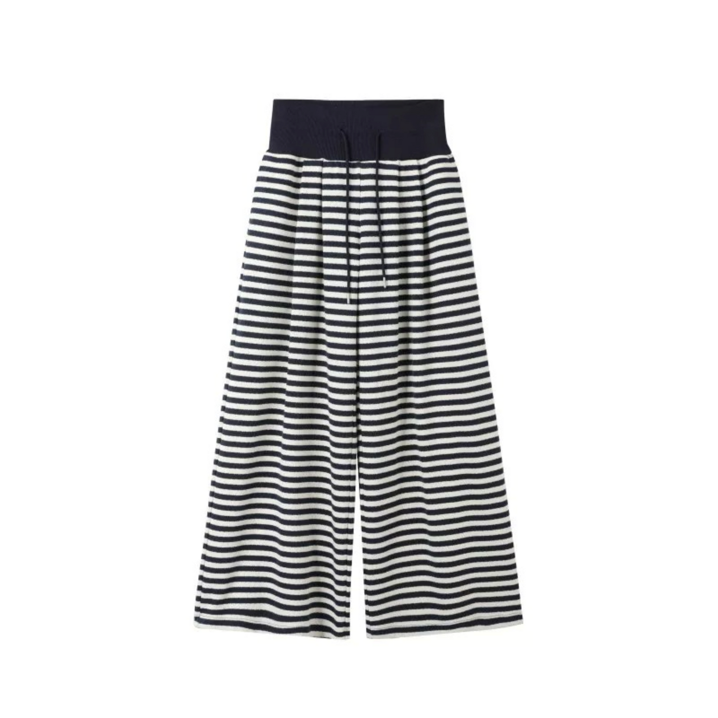 Knitted Camisole and Striped Pants