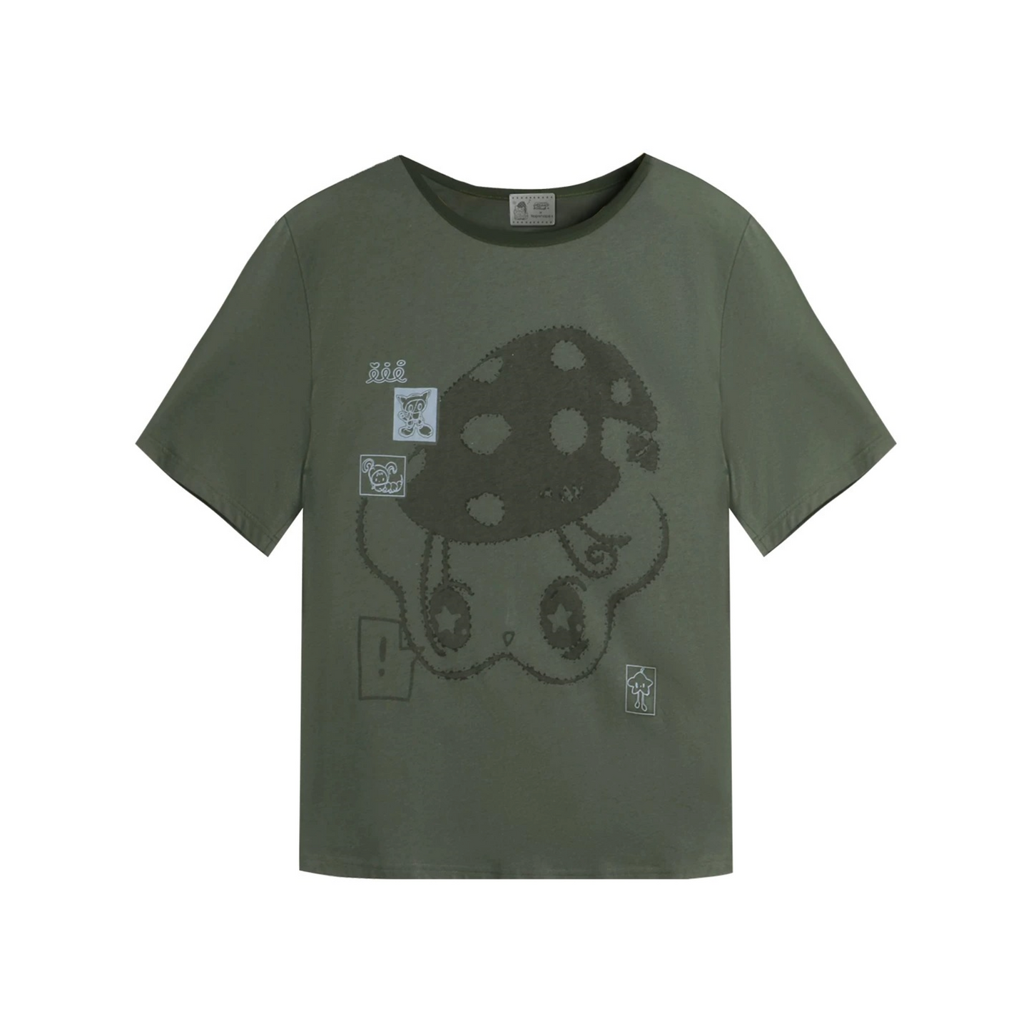 Starwii blusa oversize stampata