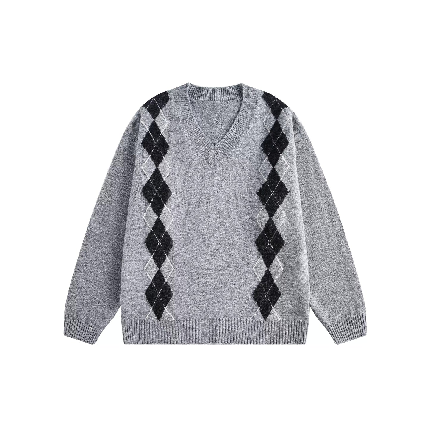 Rhizome V-Neck Knit Sweater