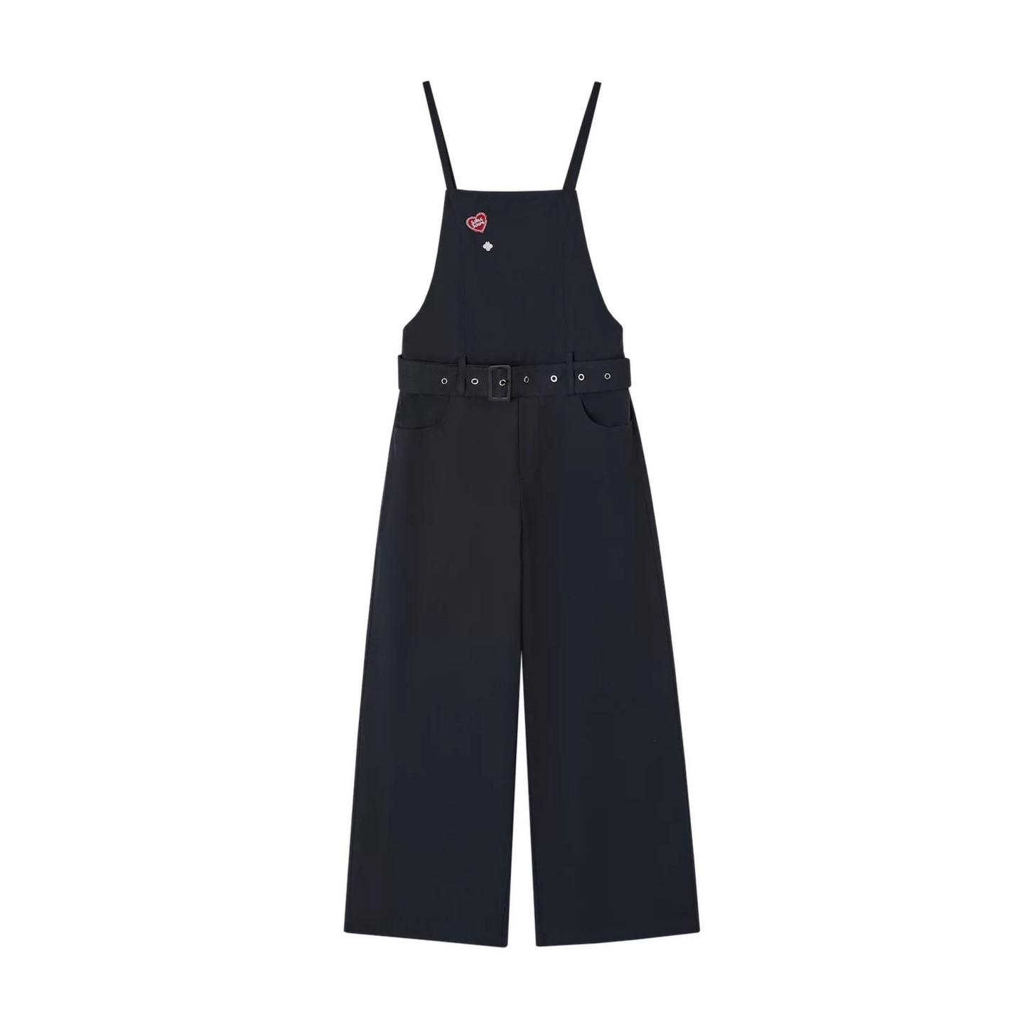 Relaxed Straight-Leg Overalls