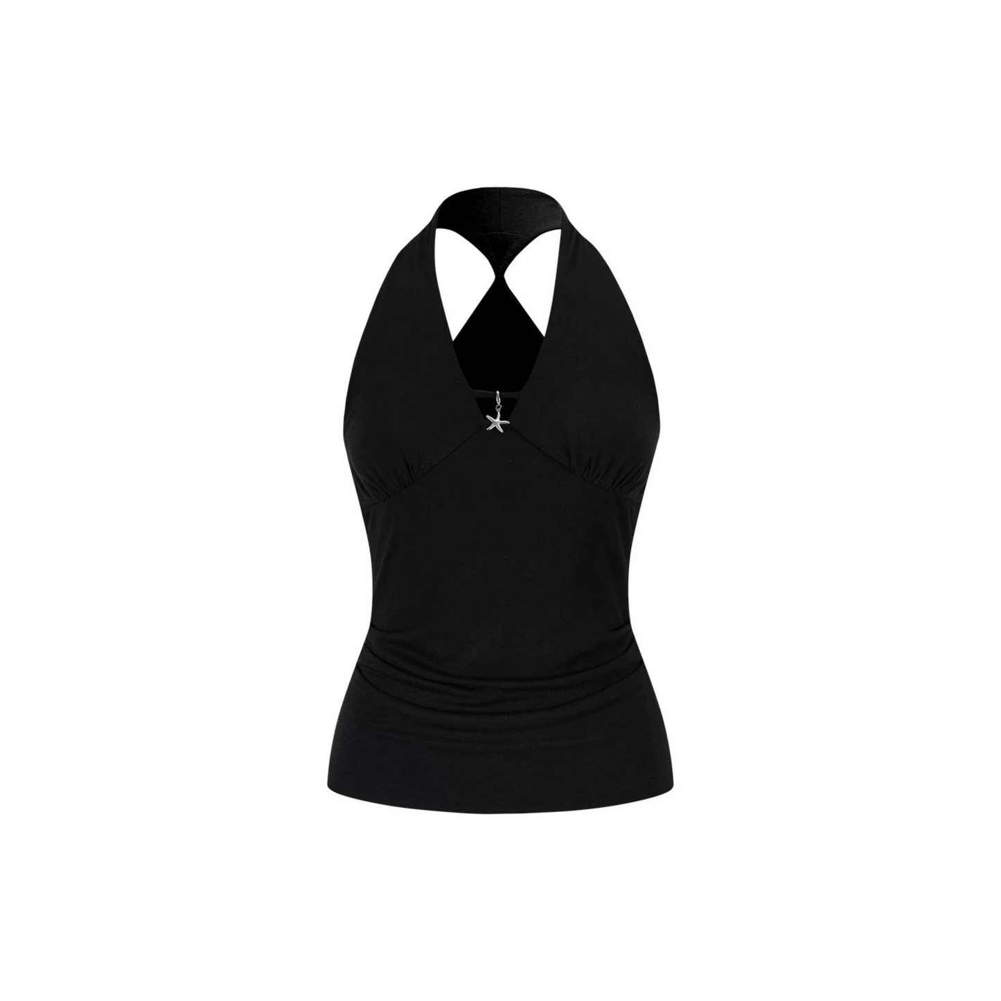 Starfish Pendant Halter Top