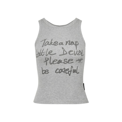 Monogram Racer Tank Top