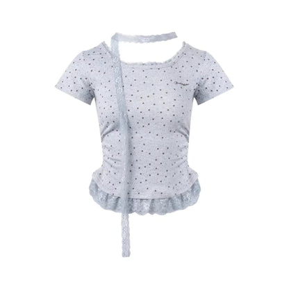 Star Lace Sweet Shirt