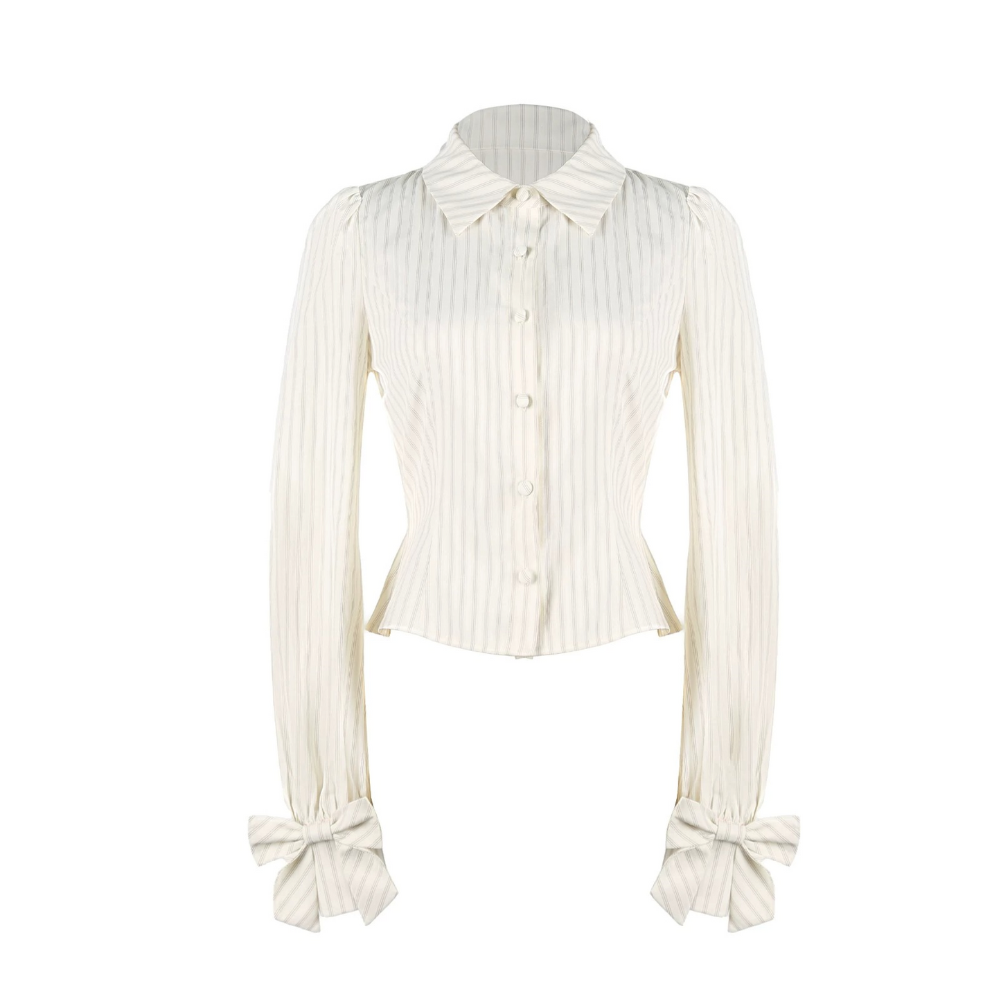 Daffodil Striped Blouse Vest Set-Up