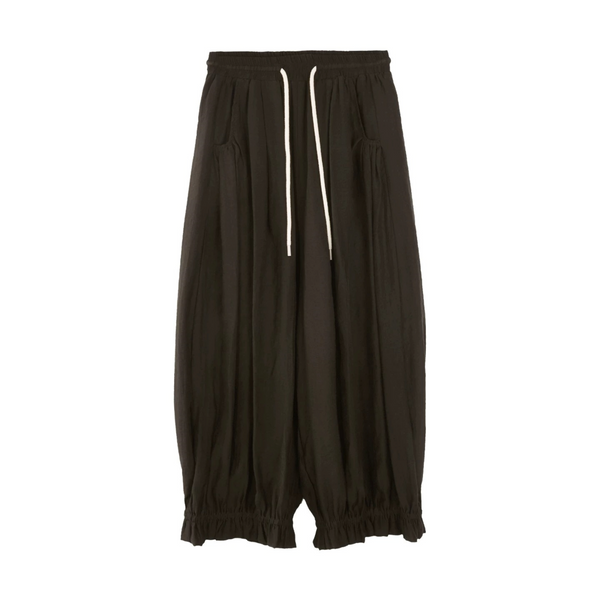 Lyocell Wide Leg Lantern Pants