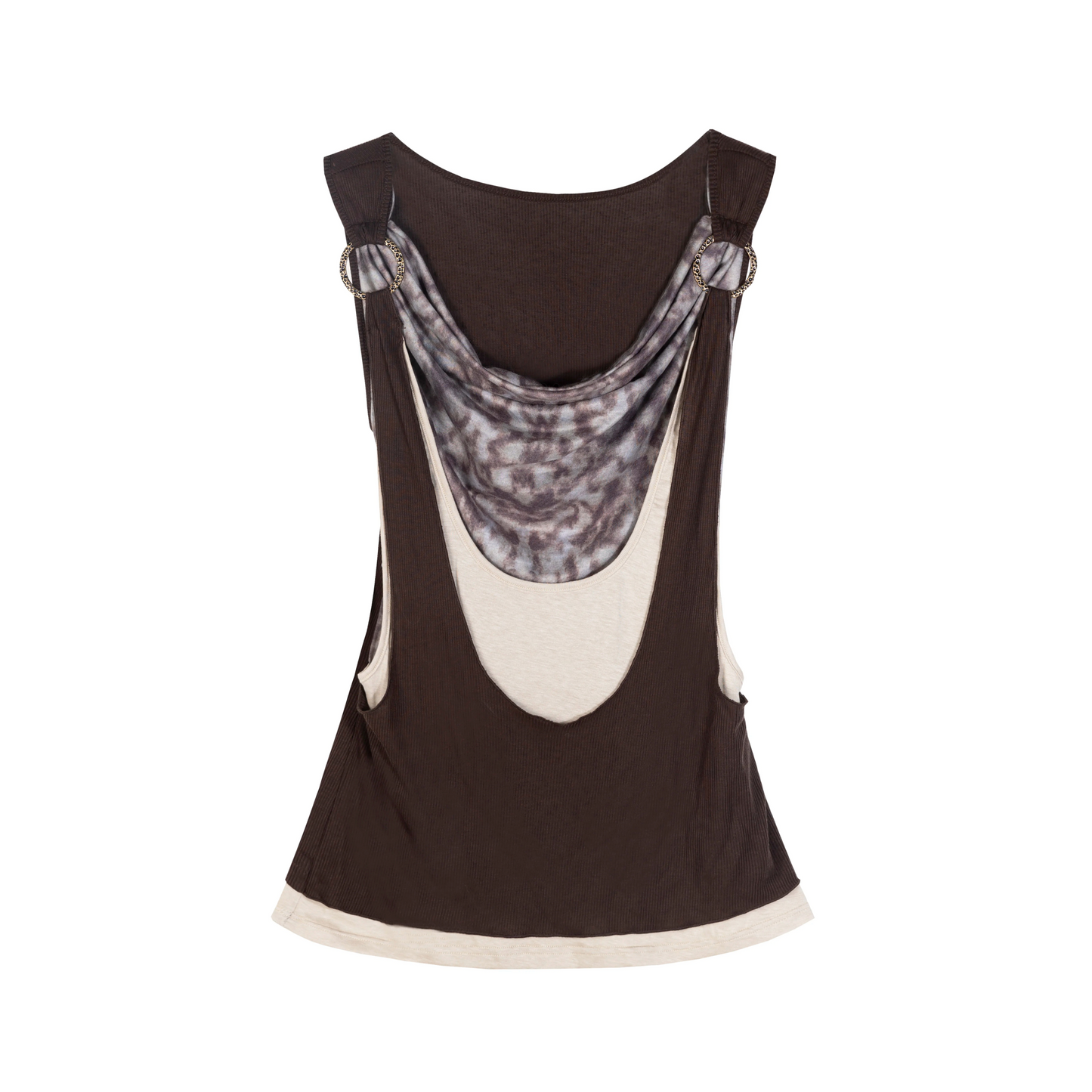 Asymmetrical Retro Vest