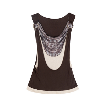 Asymmetrical Retro Vest