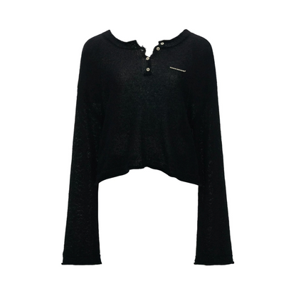 Backless Mohair Blouse