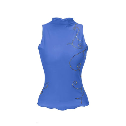 Spring Diamond Mesh Top