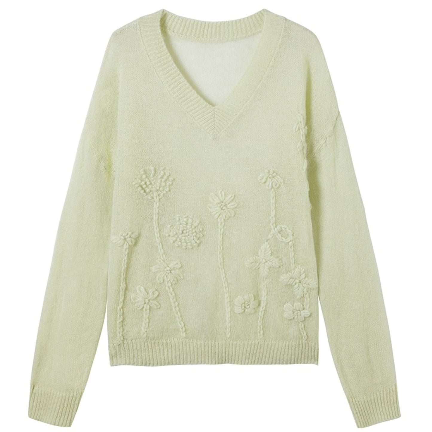 Cut-Out Knitted Sweater