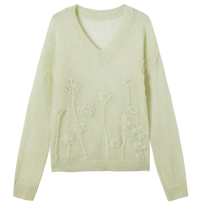 Cut-Out Knitted Sweater