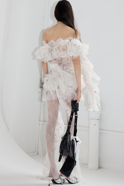 Botanical Ruffle Top