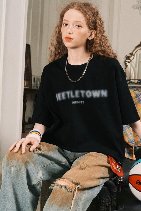 Summer Loose And Short Beetle Tee