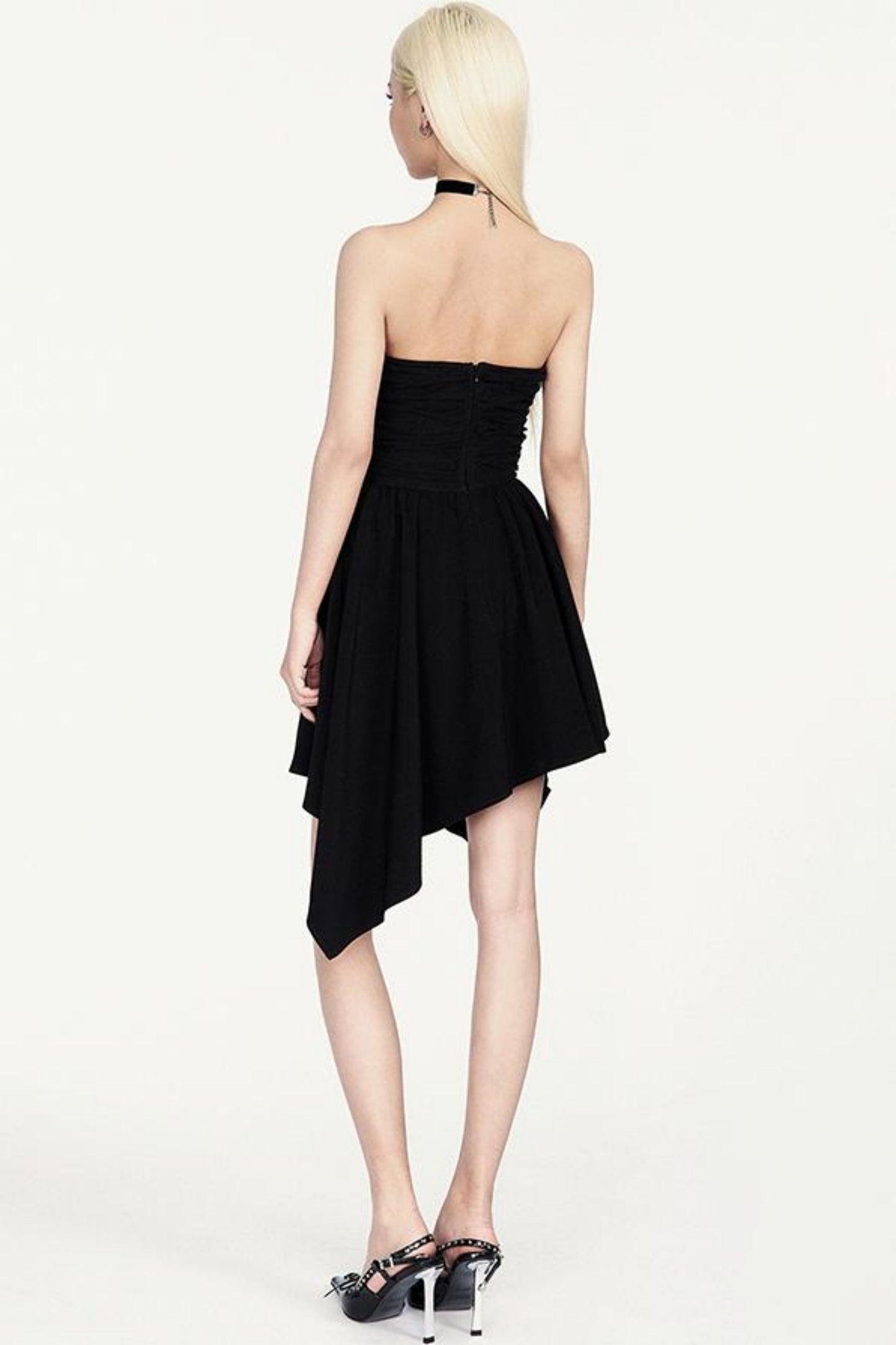 Moonlit Cross Choker