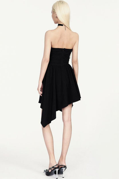 Moonlit Cross Choker