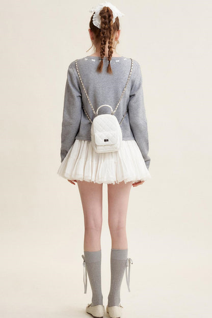 Pearl Button Knit Cardigan