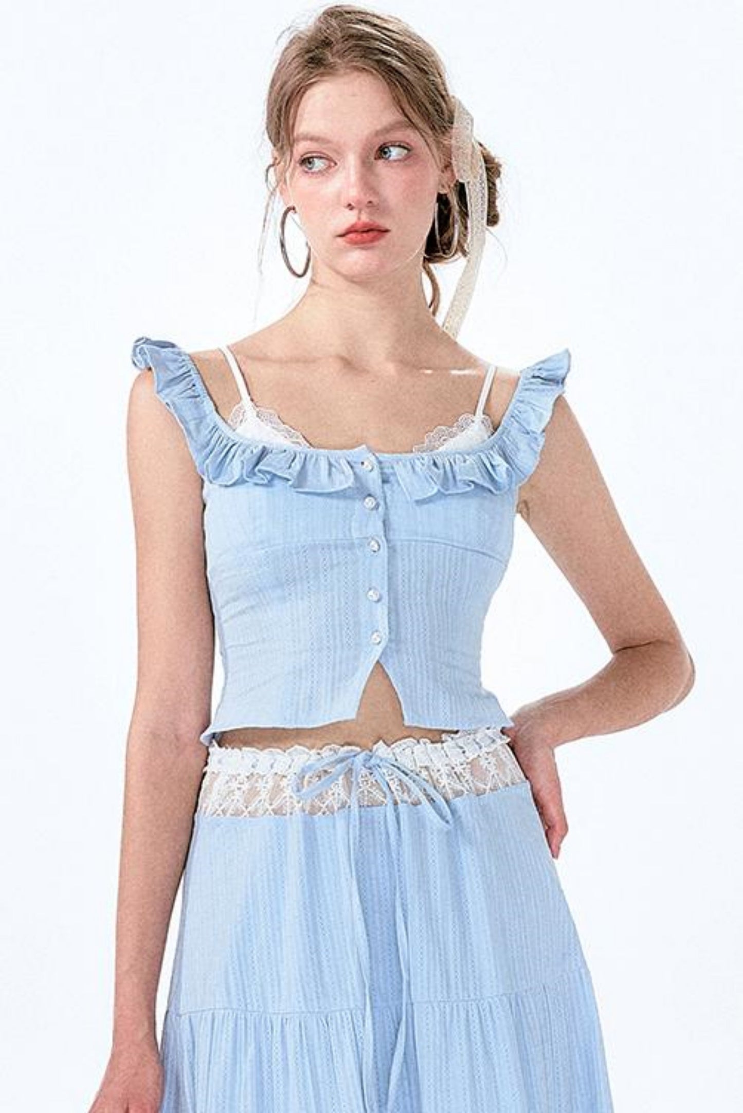 Lace Charm Camisole Set-Up