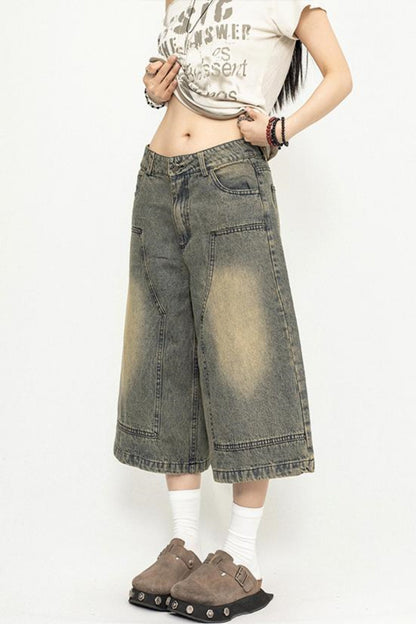 Yellow Wide-Leg Pants