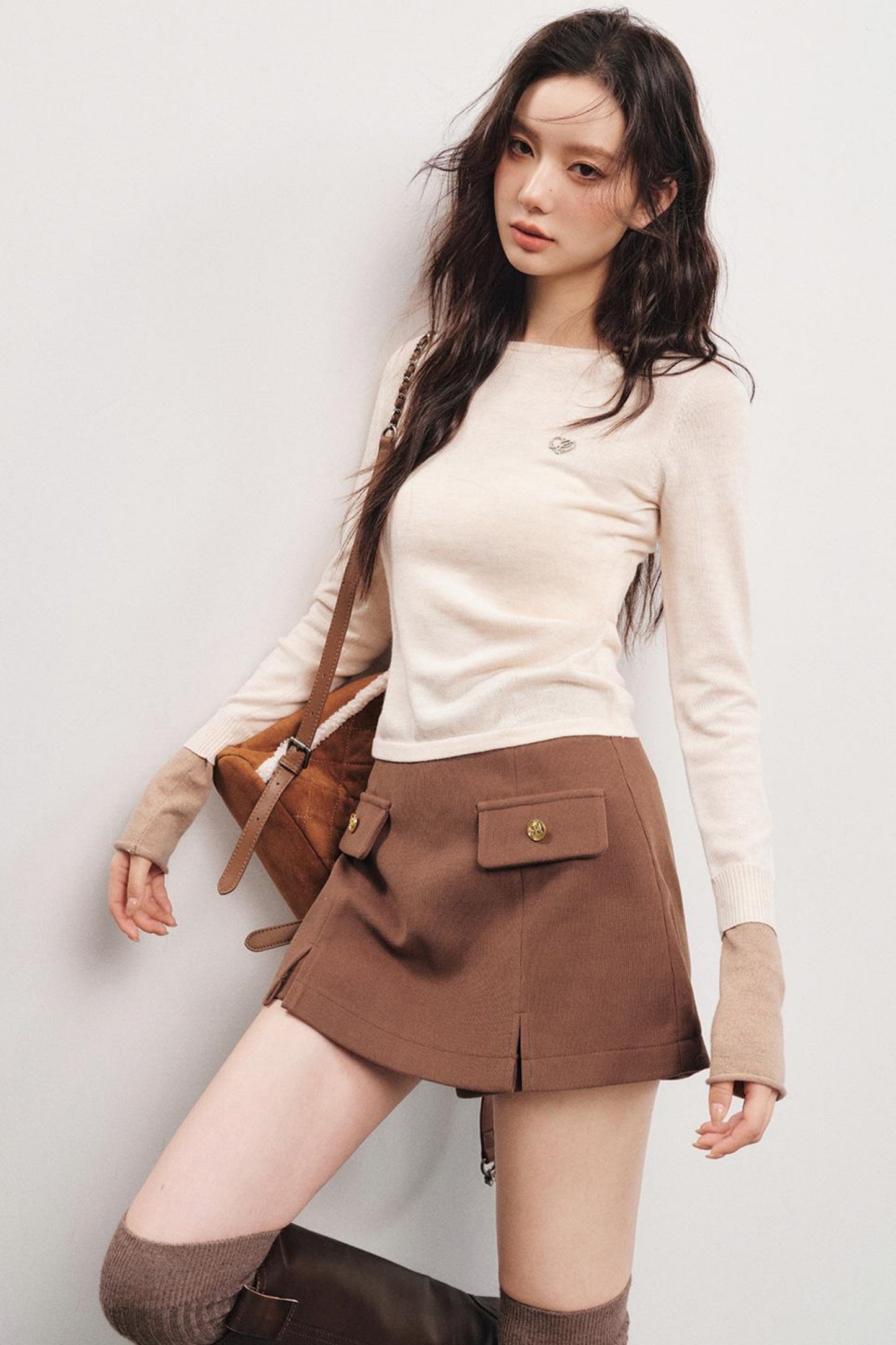 High-Waist Mini Skirt