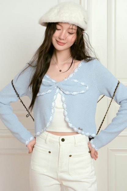Crochet Color Clash Cardigan