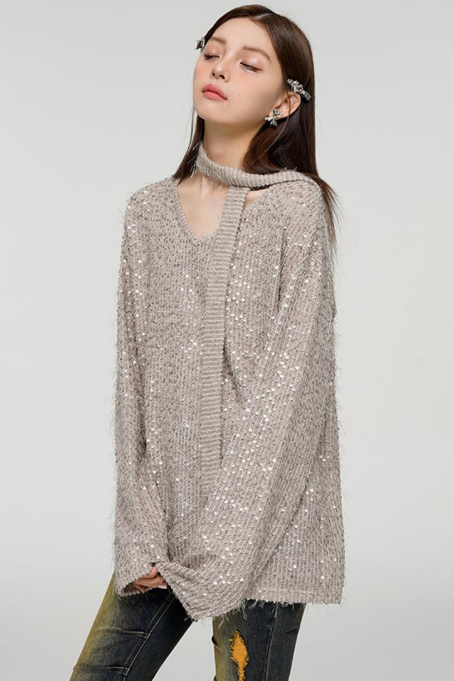 Sweet Sequin Sweater