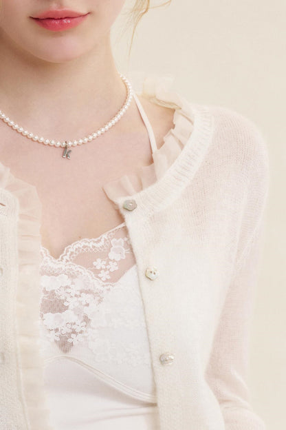 Lace Petal Slim Camisole