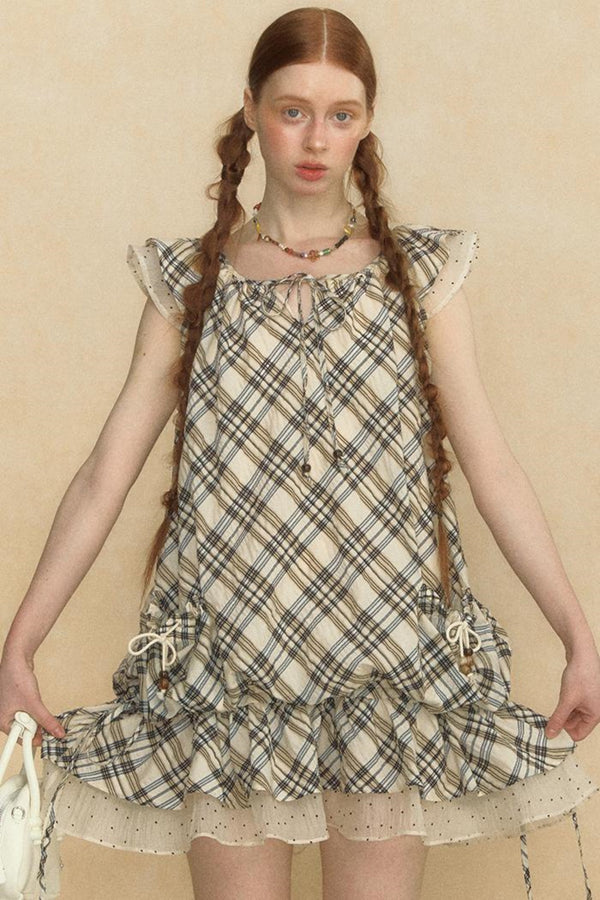 Vintage Plaid Dress