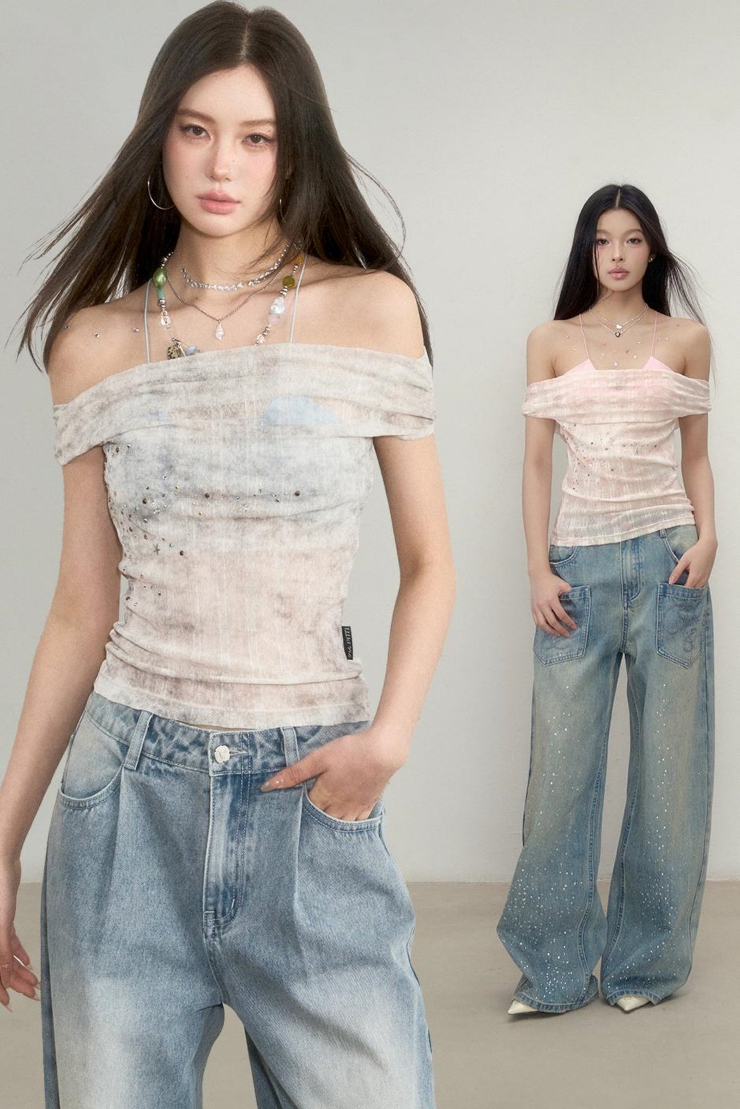 Vibrant One-Shoulder Top