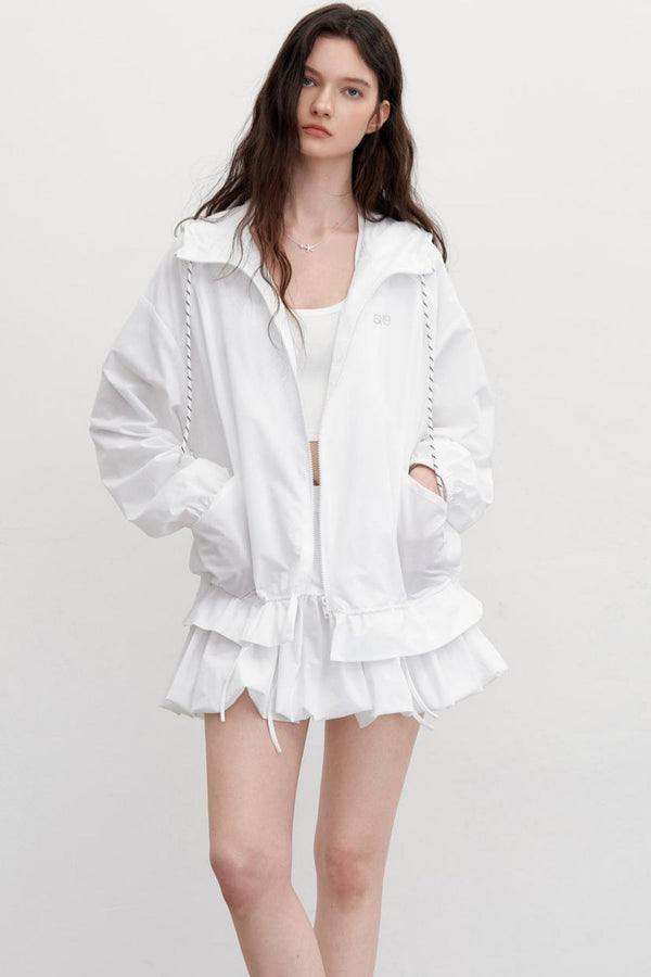 Breeze Bow Skirt With Jacket Set-Up