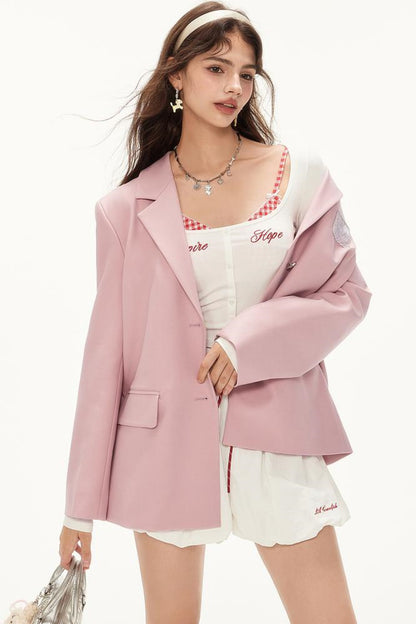 Korean Lace Oversized Jacket