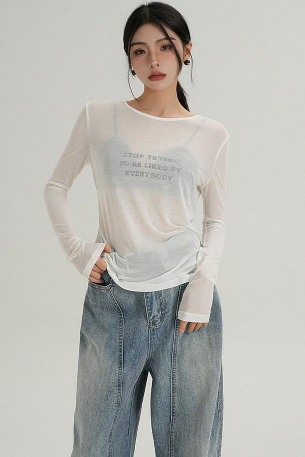 Chic Thin Long Sleeve Inner Tee