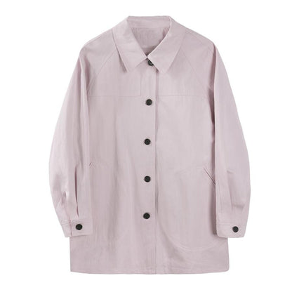 Purple Pink Trench Coat