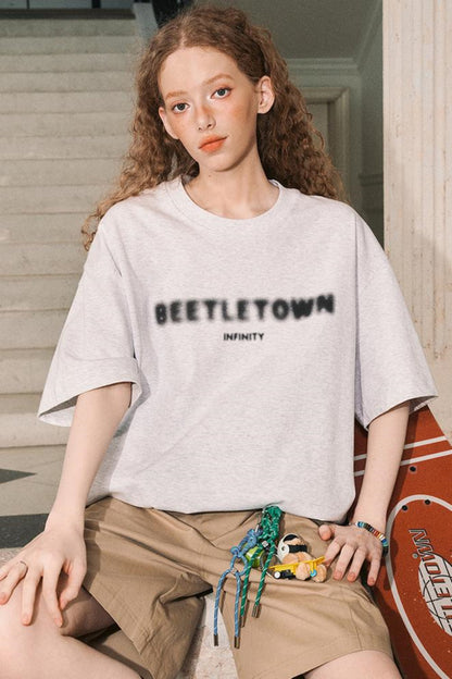 Summer Loose And Short Beetle Tee