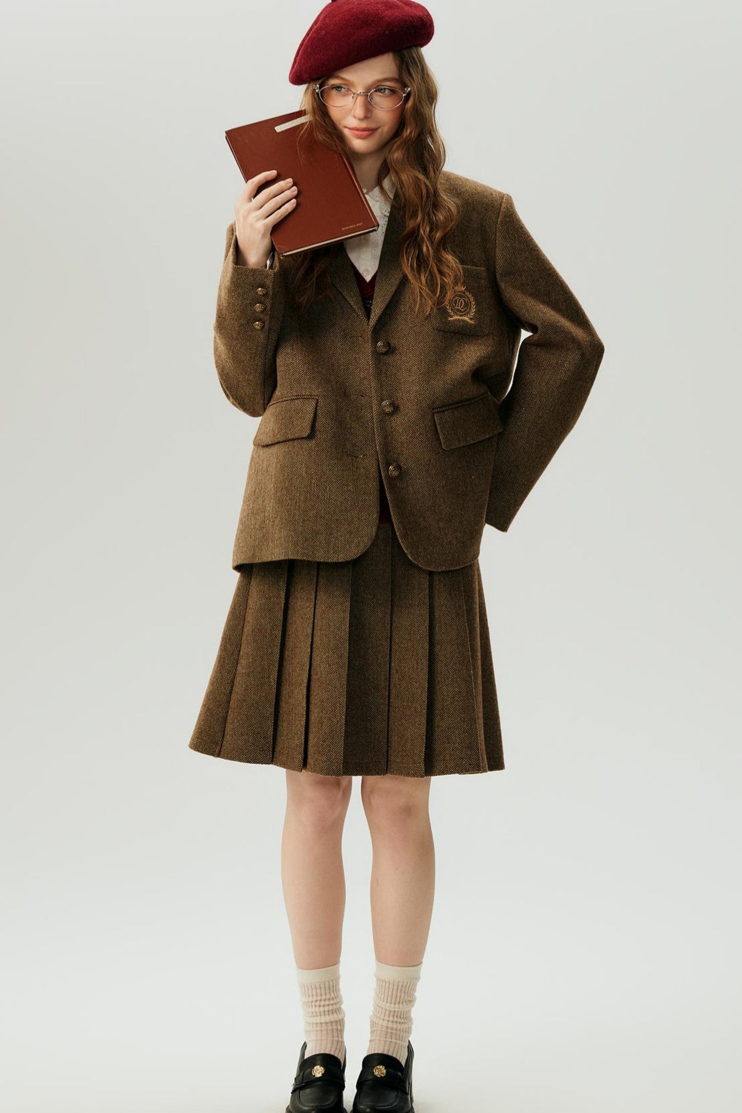 Spring Chic Two-Piece Suit-Up