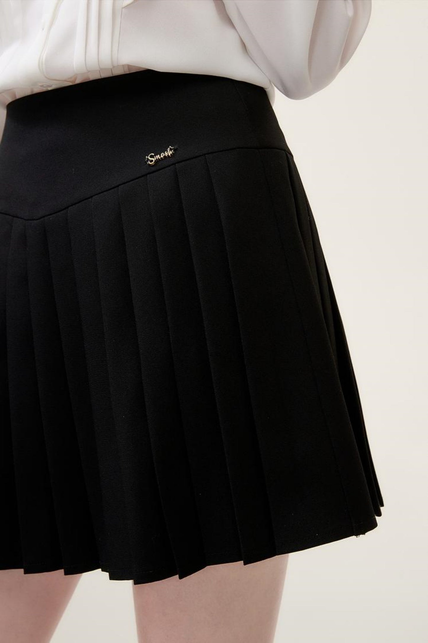 Pleated Mini Skirt