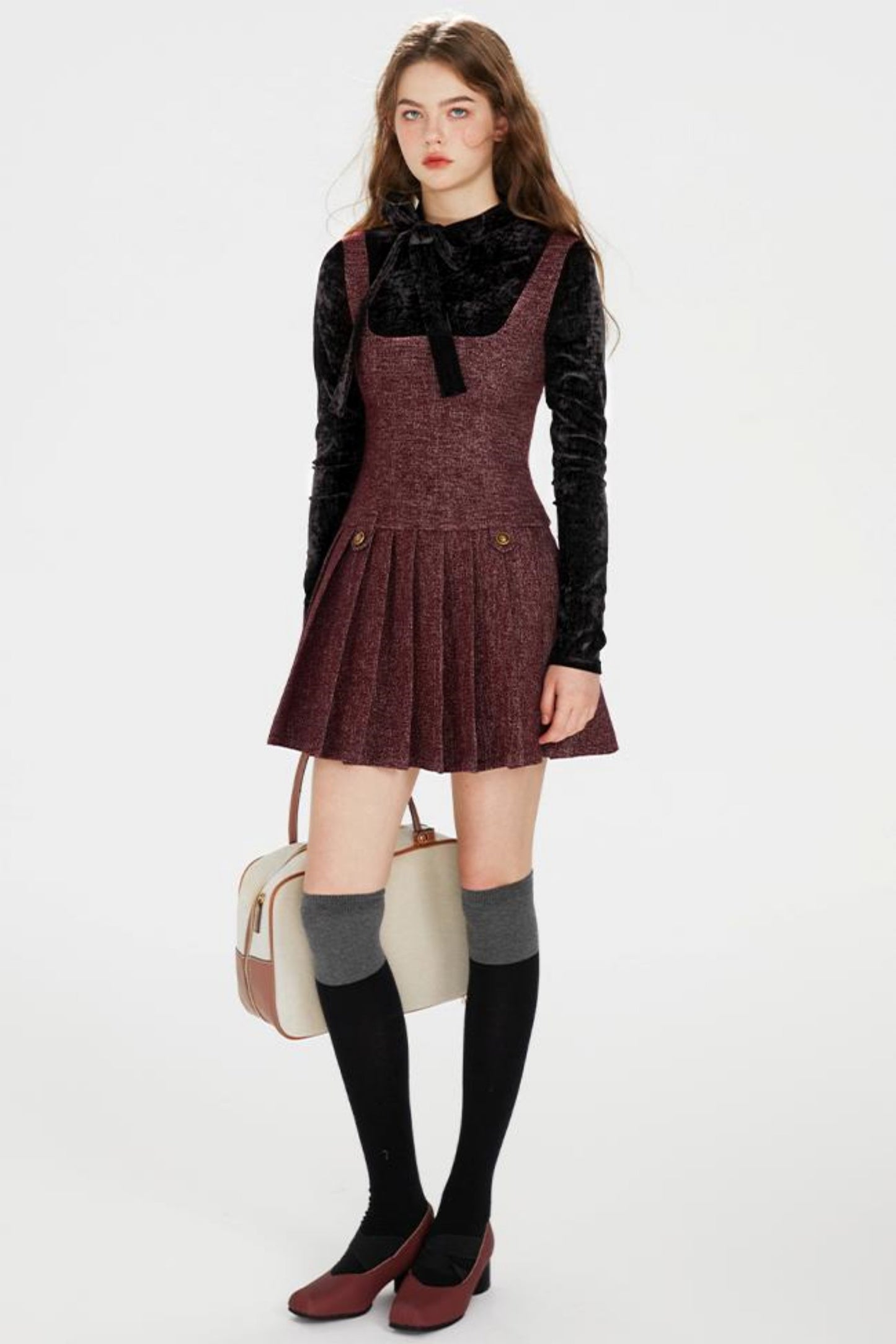 Fragrant Pleated Dress Set-Up