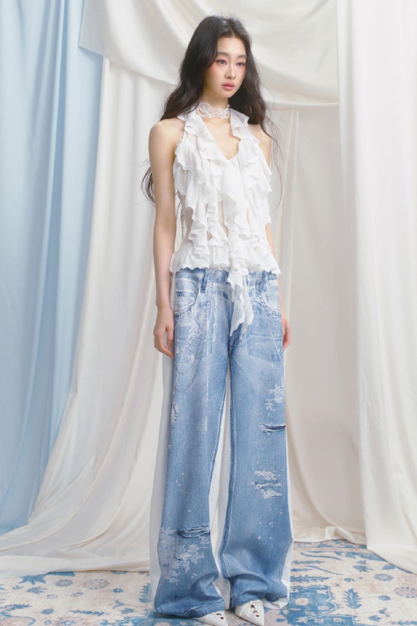 Moonlight Ripple Ambient Camisole Set-Up