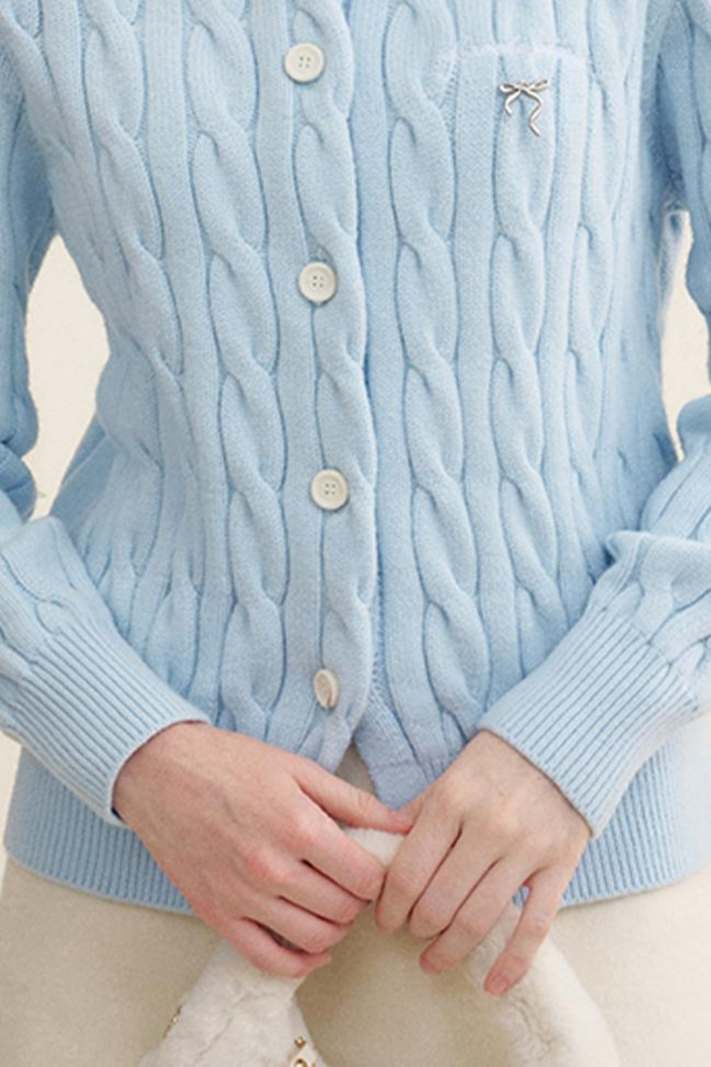 Twisted Knit Cardigan