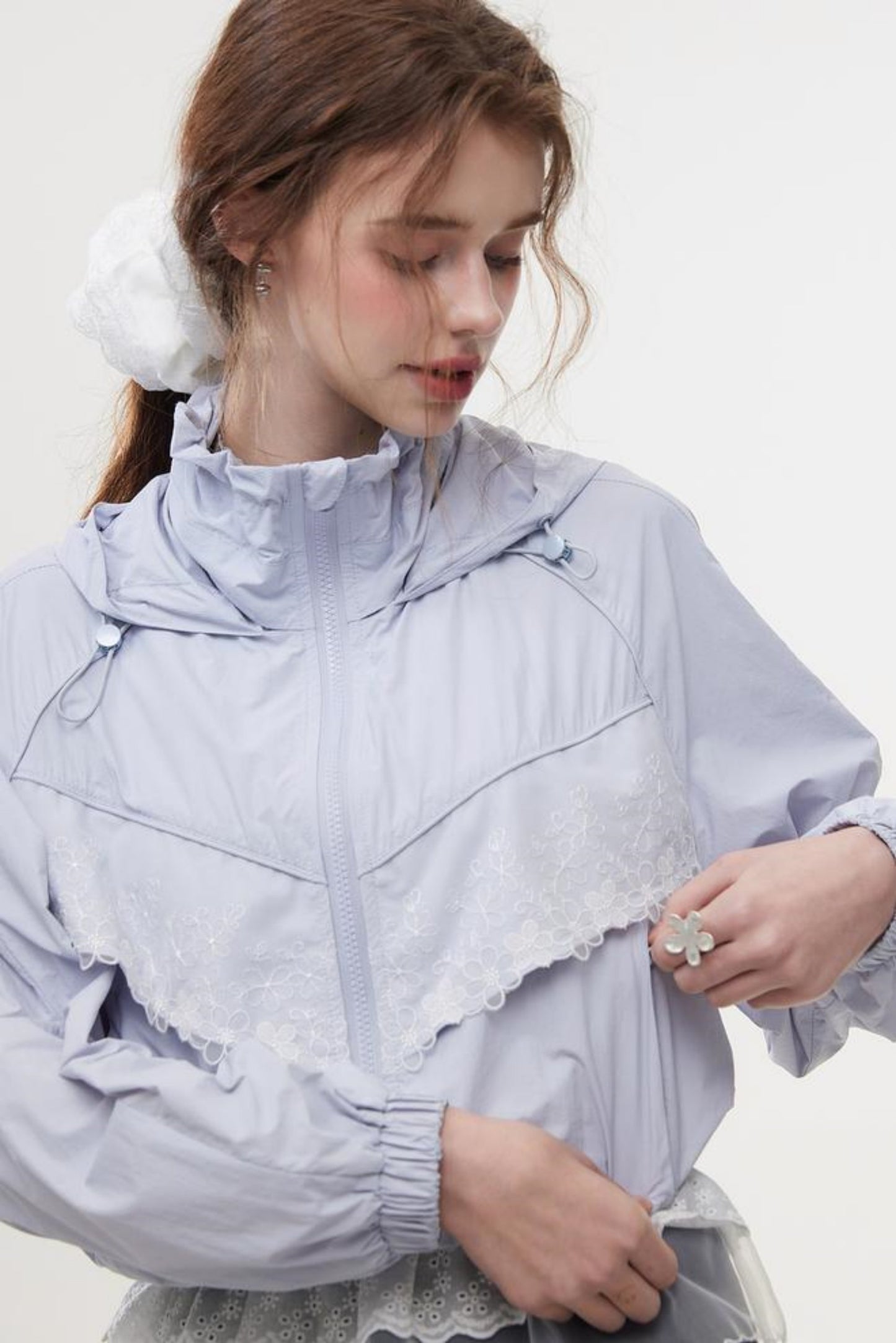 Lace Sun Hood Jacket