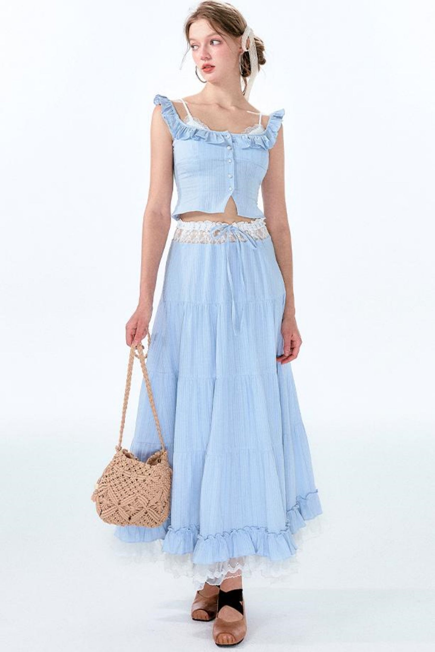 Lace Charm Camisole Set-Up