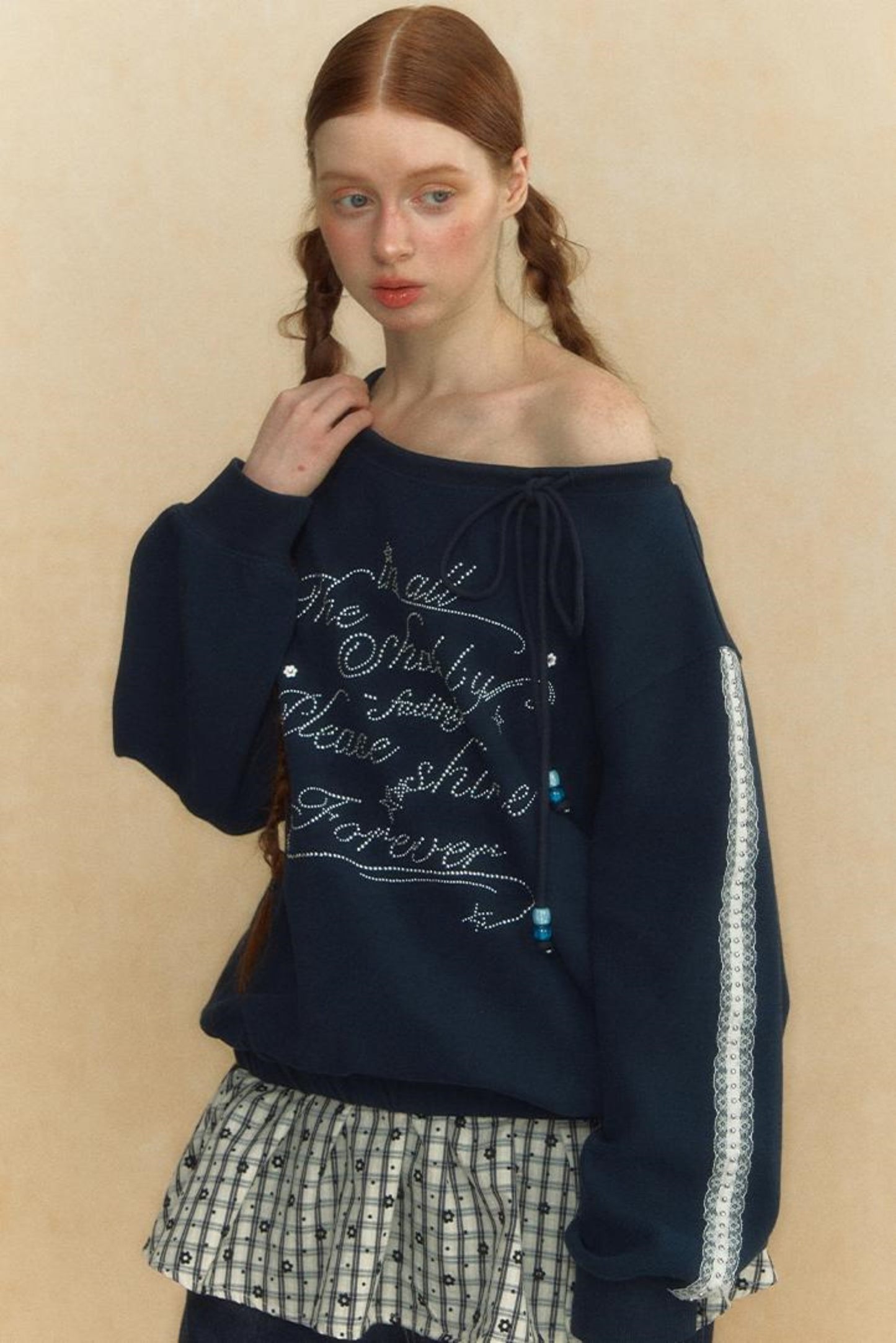 Slouchy One-Shoulder Sweater