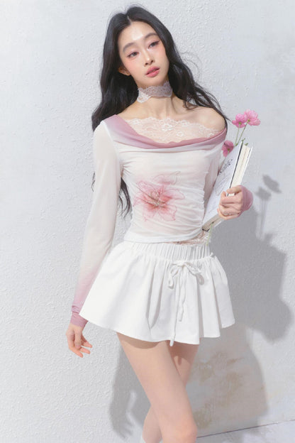 Romance A-Line Layered Skirt