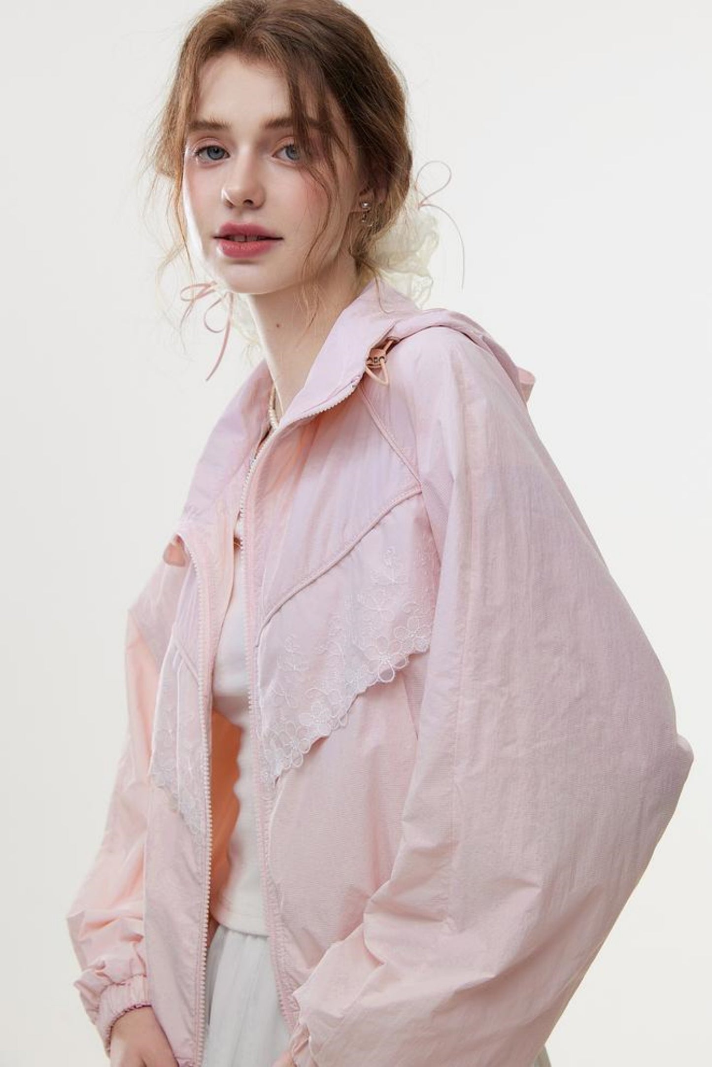 Lace Sun Hood Jacket