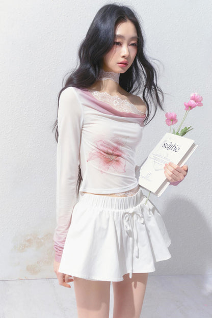 Romance A-Line Layered Skirt