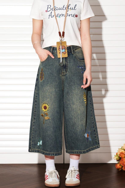 Sunflower Denim Shorts