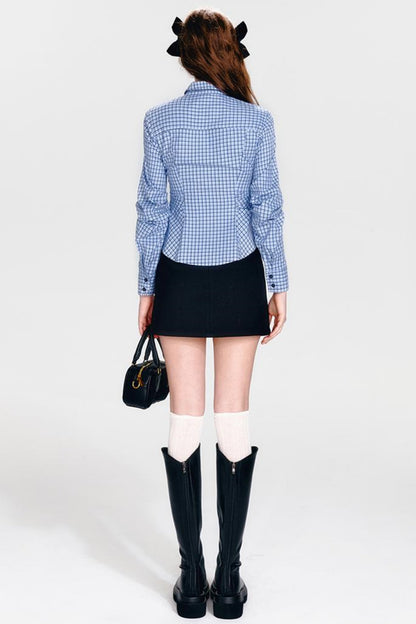 Vintage Plaid Skirt Set-Up